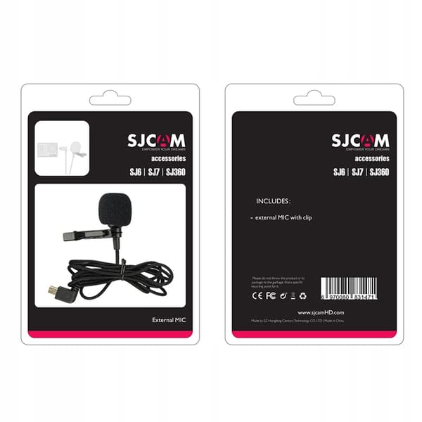 SJCAM EXTERN MIKROFON FÖR SJ6 OCH SJ7