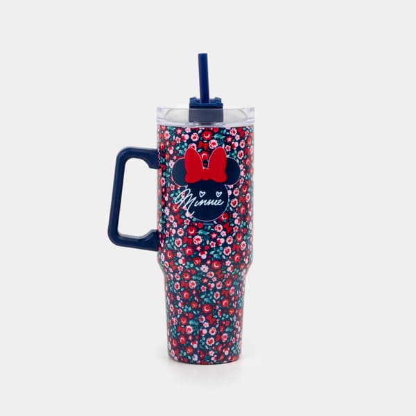 Kopp med sugrör - MINNIE - XXL Rambler-mugg 1165ml