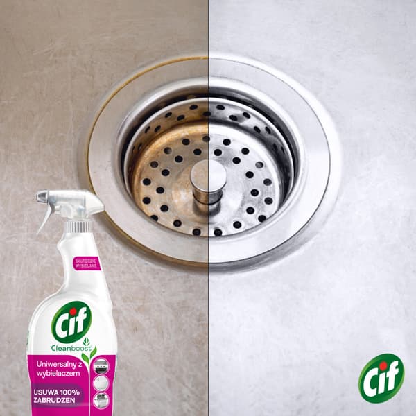 448355 CIF Spray Power Vittgörande 750ml