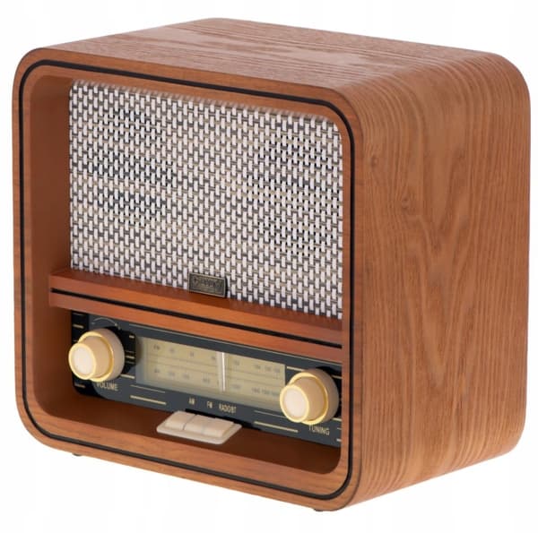 Retroradio CAMRY CR 1188 træ, FM/AM, Bluetooth 5.0