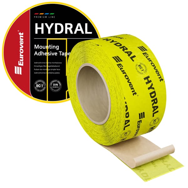 Yksipuolinen HYDRAL-teippi 60 mm x 40 m