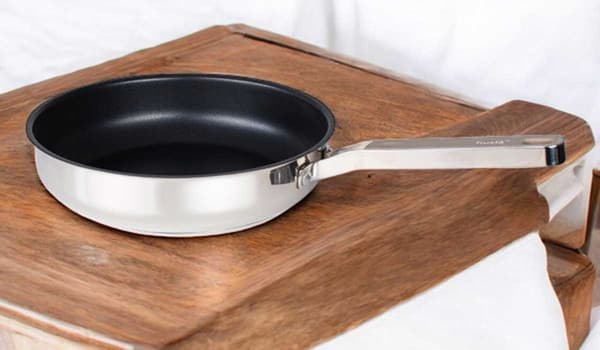 STEGEPANDE I RUSTFRIT STÅL 24 cm HUSLA 73961