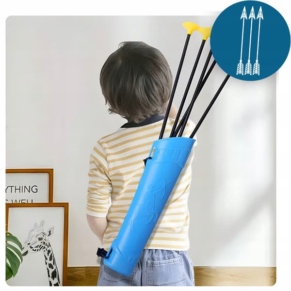 Barnbåge 8 pilar QUIVER Målpilar Båge 52 cm ARCHER Set