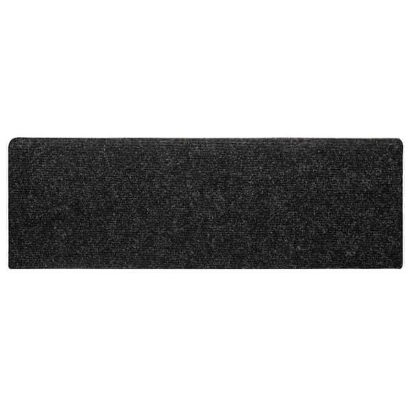 vidaXL selvklæbende trappemåtter 30 stk. sorte 65x21x4 cm