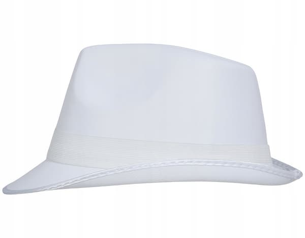 AL Capone White Gangster Mafioso Hat