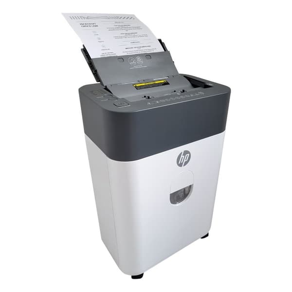 HP ONESHRED Auto 100CC papirmakulator, hvid og grå