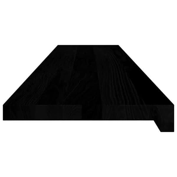 vidaXL trappetrin, 2 stk. brun 120x25x2 cm massivt egetræ