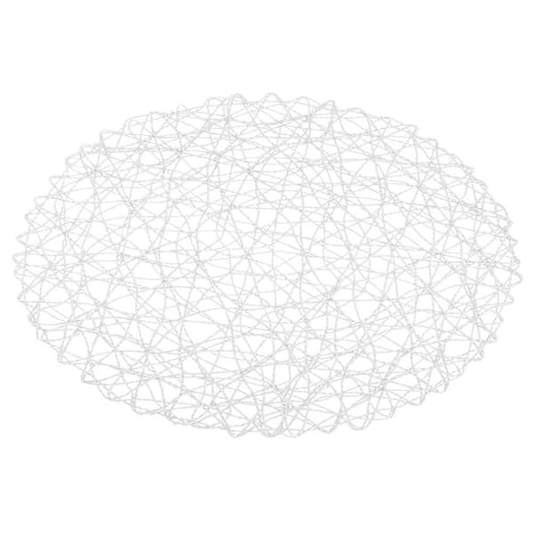 Papir bordmåtte hvid rund 35 cm