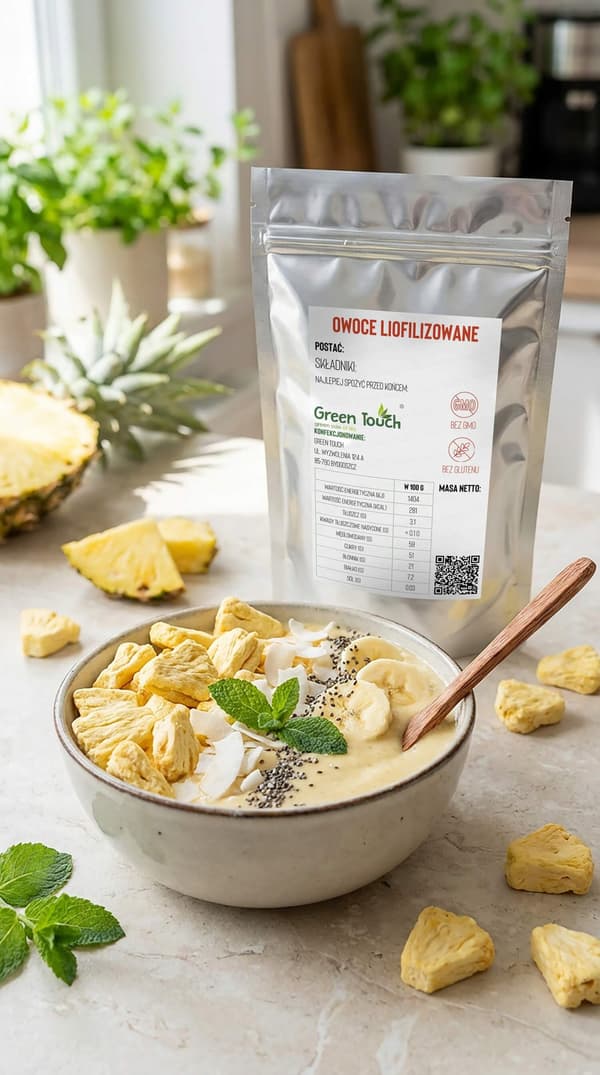 Pakastekuivattu ananas rapeat ja makeat hedelmäpalat 100 g tuoreet