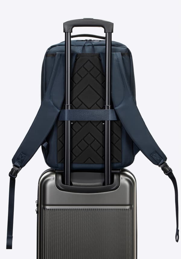 Wittchen Herr 15.6" Laptopväska, Rak, för flyg, Marinblå, Marinblå Polyester