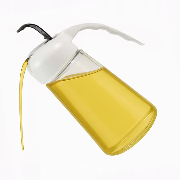 2x Sauceoliedispenser 600 ml med skala og håndtag olivenoliebeholder