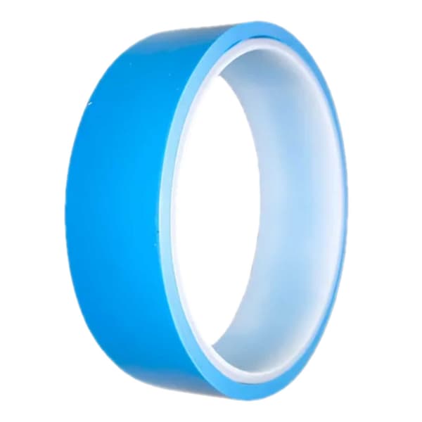 29 mm x 10 m PVC højtryksfælgbånd blåt til 4 hjul