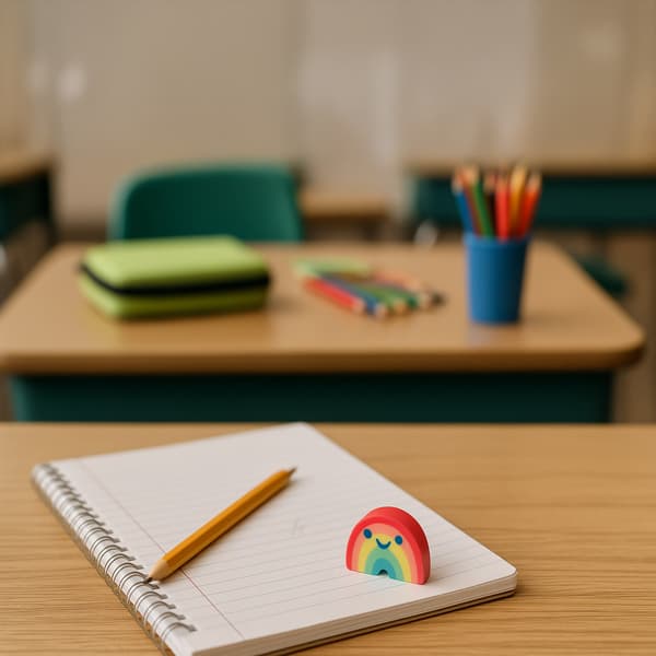 Viskelæder til sletning Viskelæder til sletning af skolebørn 6x