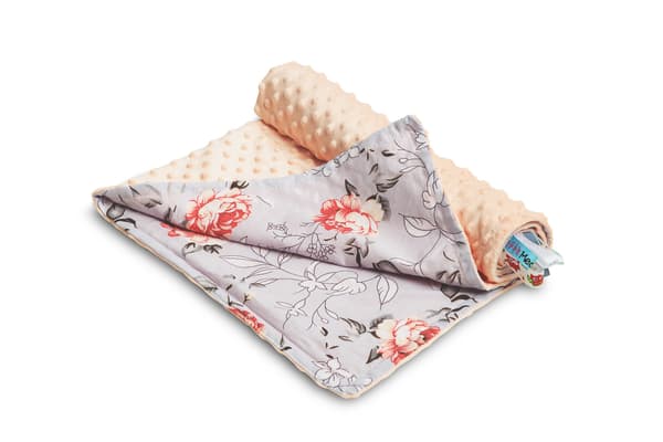 LET MINKY TÆPPE 75x100 PEACH MAGIC GARDEN