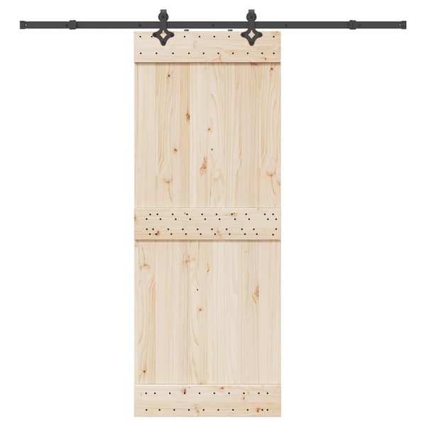 vidaXL Skjutdörrsinstallationssystem 213,5 cm stål svart