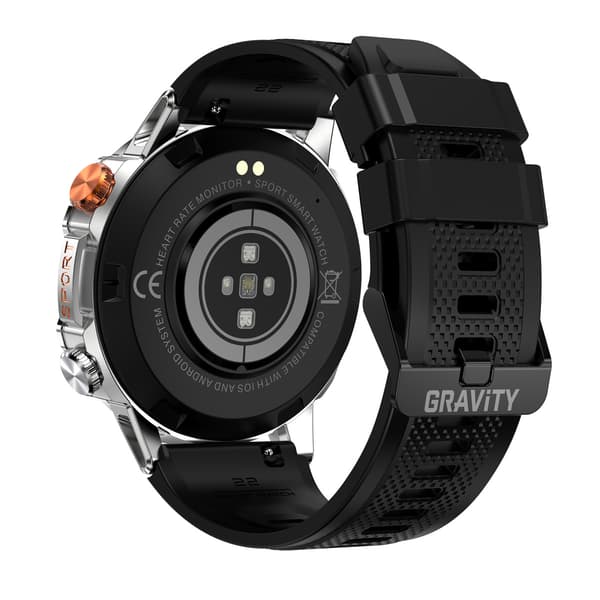 GRAVITY GT20-1 SMARTKLOCKA FÖR HERR – AMOLED, EXTRA ARMBAND (sg024a)