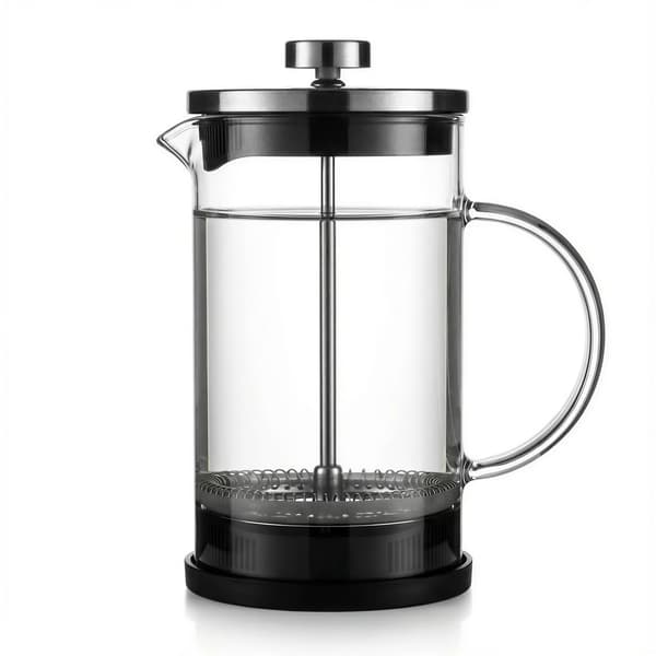 KOLVKANNA I 800 ML SILVERGLASKANNA FÖR KAFFE OCH TE Ø9 CM