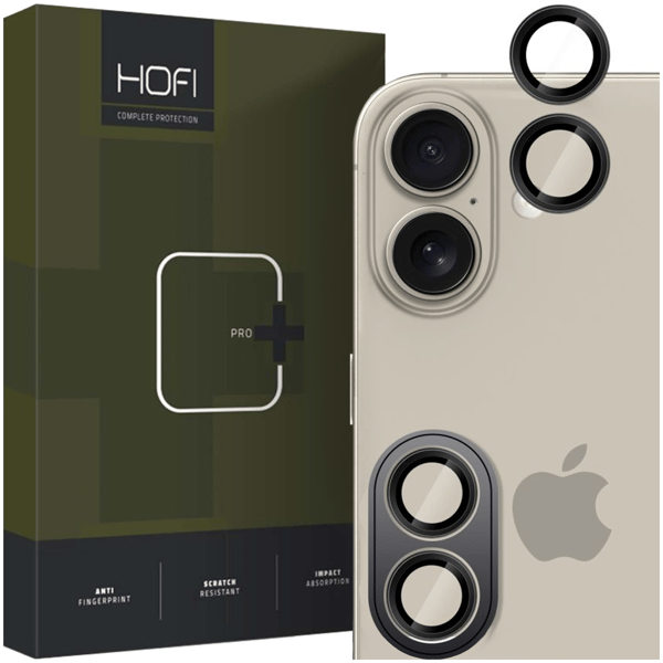 HOFI CAMRING PRO+ KAMERACOVER IPHONE 16 / 16 PLUS SORT