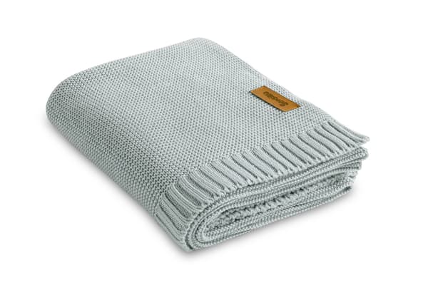 Bambu-bomullsfilt 80X100 babygrå
