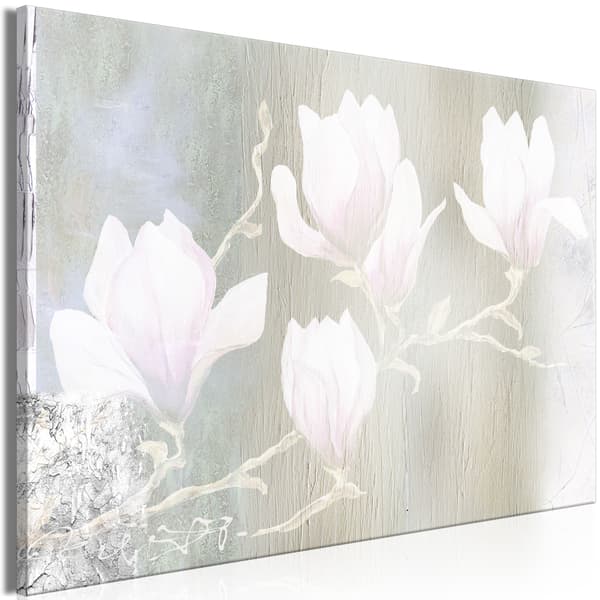 Billede - Hvide magnoliaer (1-delt) bred