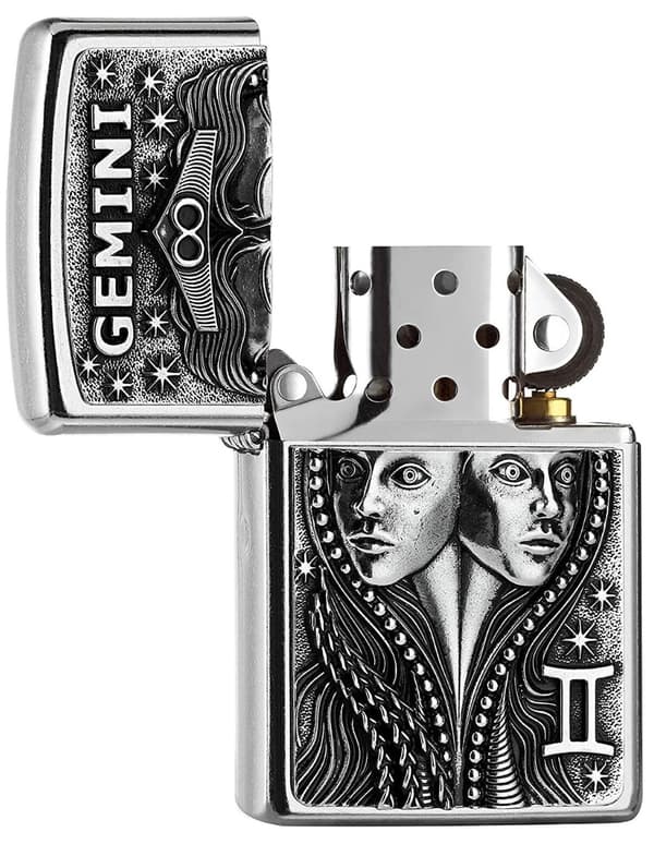 ZIPPO ZODIAC GEMINI lighter tvillinger 2006503