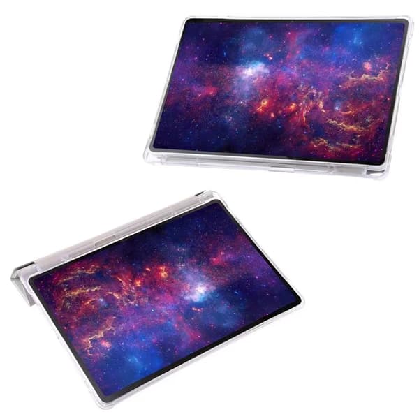 Klar Trifold Etui Galaxy Tab S6 Lite 22/24 - Lyserød