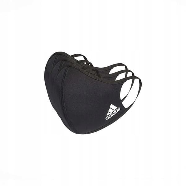 Adidas skyddsmask svart 3-pack M/L