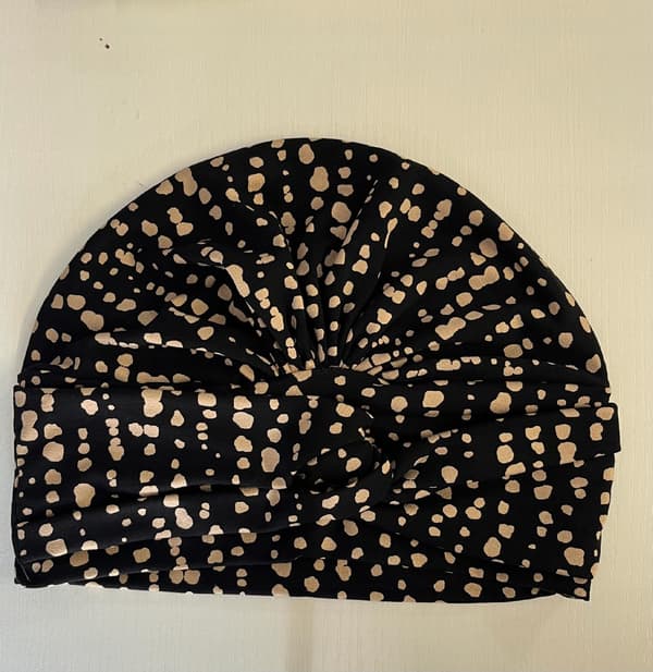 Sara Bm-376 sammenflettet turban, klar til brug selv efter kemoterapi