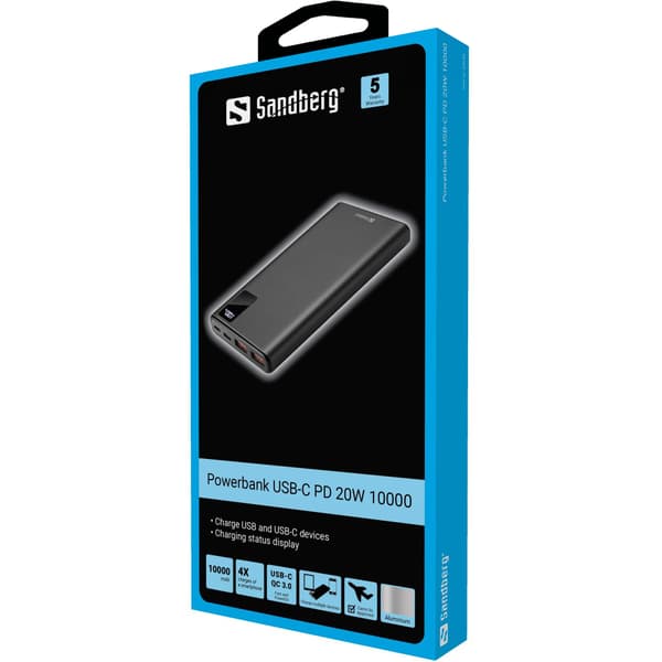 Sandberg Powerbank USB-C PD 20W 10000