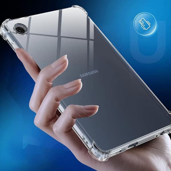Silikone-etui til Samsung Galaxy Tab A9 8.7" 2023 (klar)