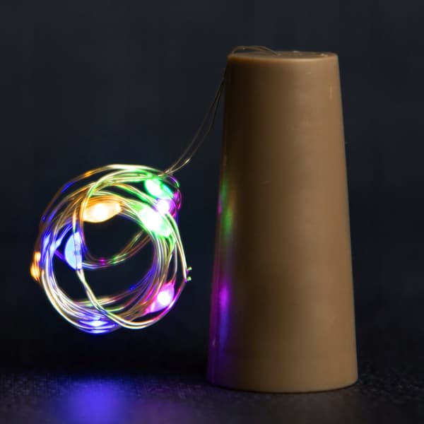 LED-FLASKEHÆTTE DEKORATIVE LAMPER Flaskelys Ferier