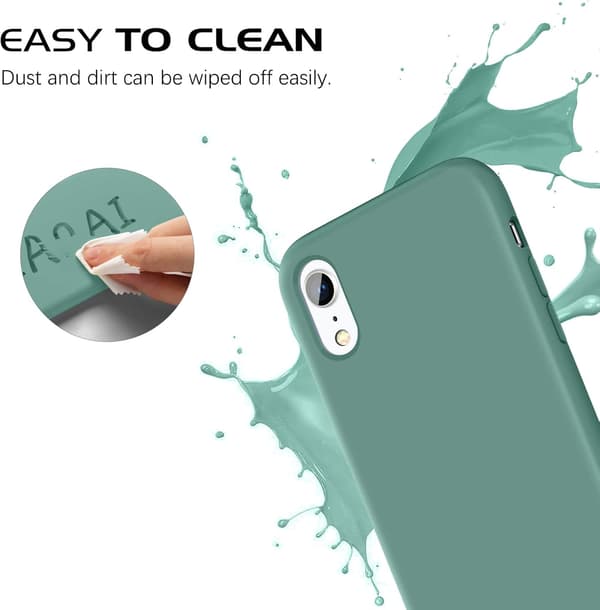 APPLE IPHONE XR SILIKONIKUORI VIHREÄ