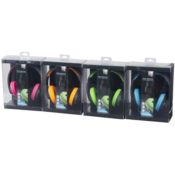 Grundig - On-ear-hörlurar (rosa)