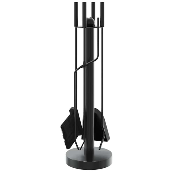 vidaXL 5-delt pejsetilbehørssæt 18x56 cm stål