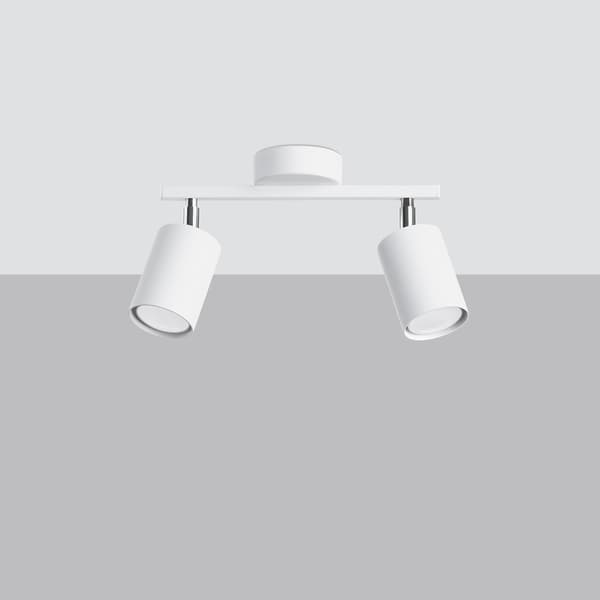 Loftlampe Lemmi 2 GU10 hvid Sollux SL.1124