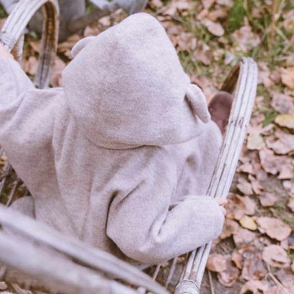 MERINO LAMM ull bilponcho 2-6 år, Patulove