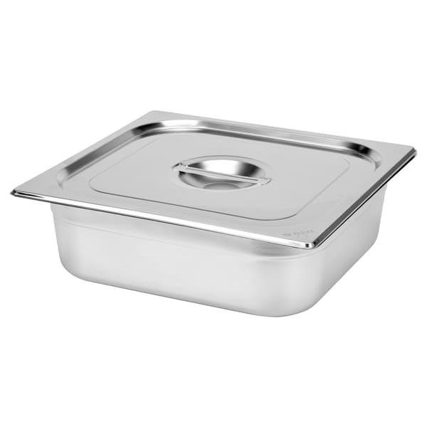 Låg til GN 1/2 cateringbeholder i rustfrit stål YG-00371