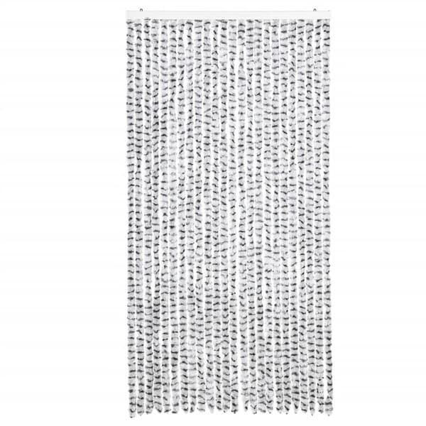 vidaXL Flugnät ljusgrå/mörkgrå 100x230 cm