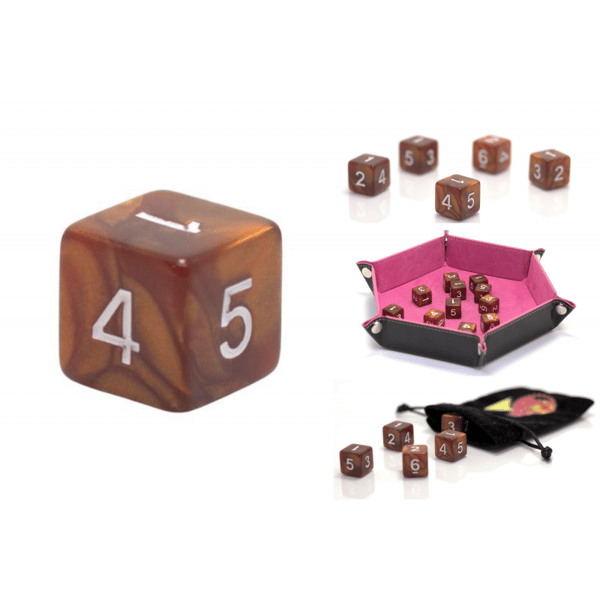 1,6 cm RPG Treant terning sekssidet D6