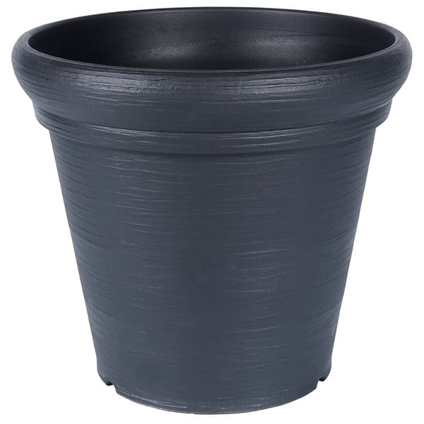 Havepotte plastik sort rund 38x34 cm