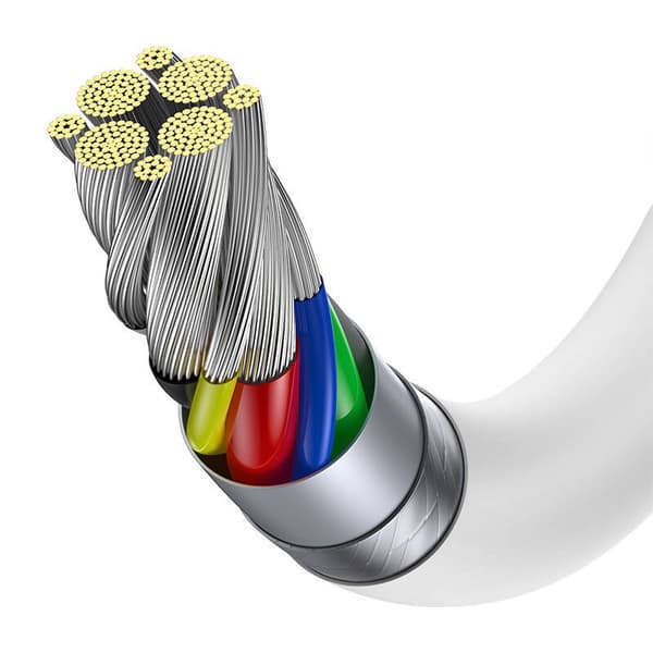 Baseus Superior Series USB-C til USB-C kabel, 100W, 2m (hvid)