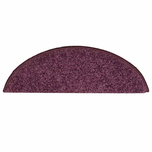 vidaXL trappemåtter 30 stk. mørkelilla 56x17x3 cm