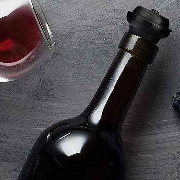 Tyhjöpumppu viinintulpan kanssa 3 kpl
