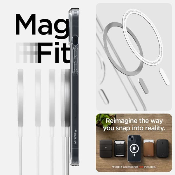 Spigen Ultra Hybrid MagSafe - Etui til iPhone 14 (Hvid)