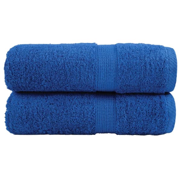 vidaXL Premiumhanddukar SOLUND, 2-pack, Blå, 30x50 cm