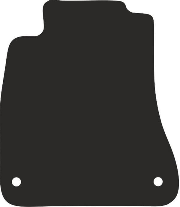 Polyamid førermåtte med gummibagside til Lexus IS II sedan 2005-2013