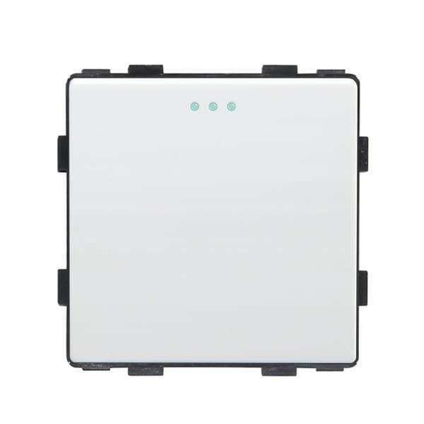 Lysafbryder - trykknap 1P mekanisk indsats hvid RTX SH