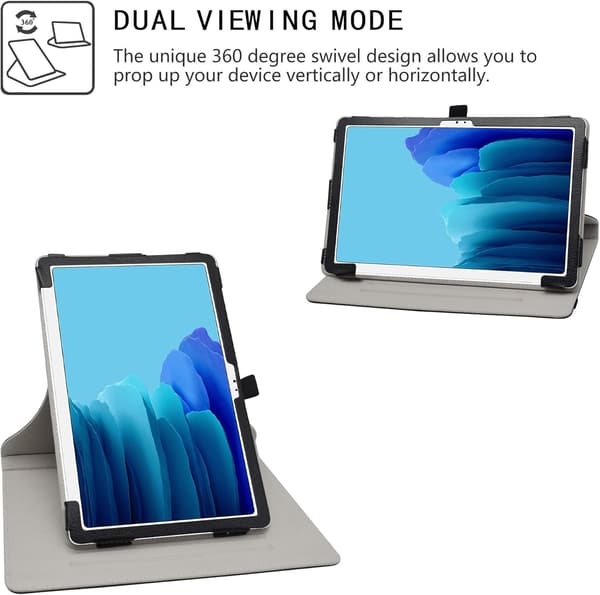 ETUI TIL SAMSUNG GALAXY TAB A7 10.4' SORT LUKKET MED KLAP