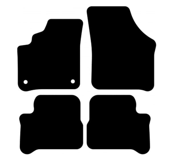Auton matot CARLUX-SILVER Seat e-Mii hatchbackille (2019-)