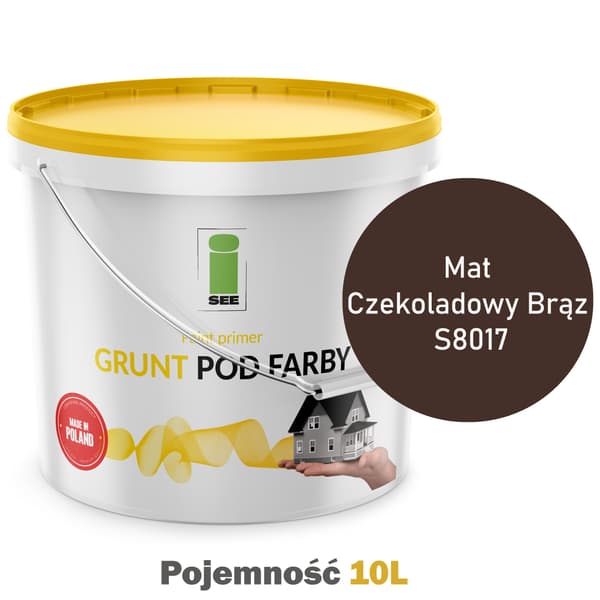 CHOKOLADEBRUN SILIKONE FACADEMALINGGRUND - BRUN 10L